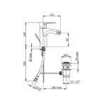 Miscelatore Bidet Maya - immagine 2